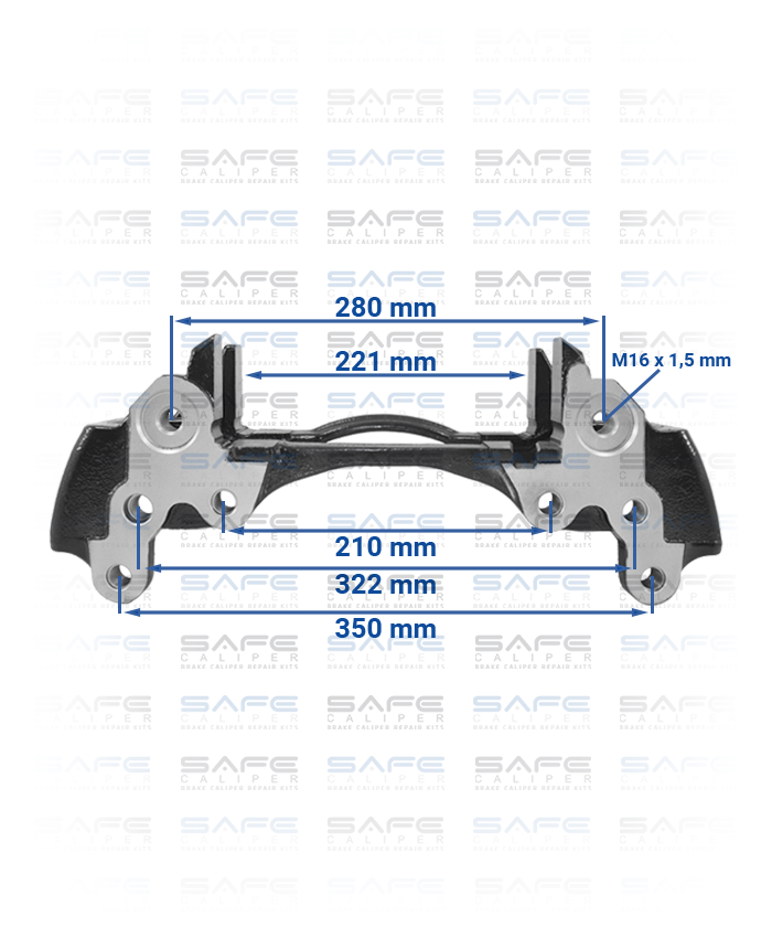 Caliper Carrier (MB Arocs / Rear / Right)