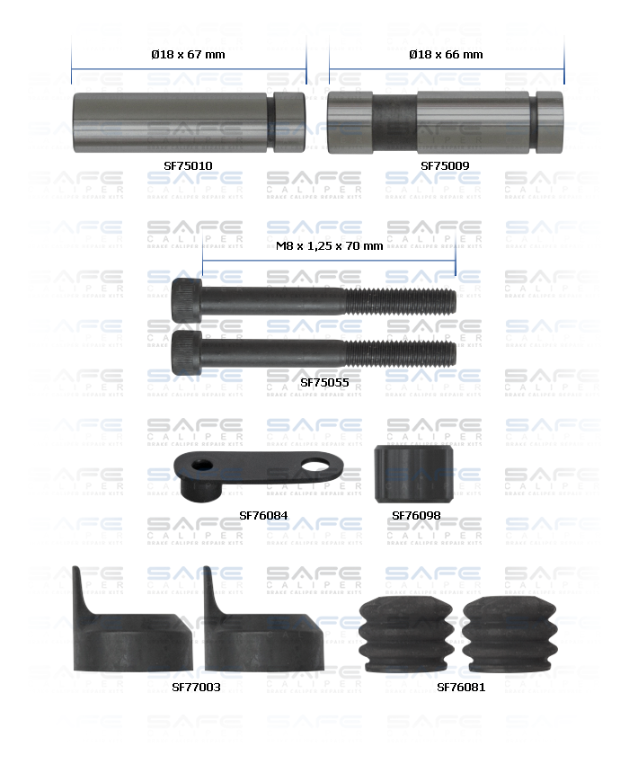 Caliper Guide Pin Repair Kit