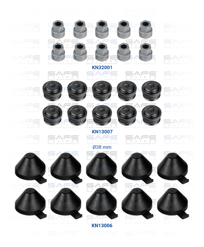 Caliper Plastic Cover Cap Kit