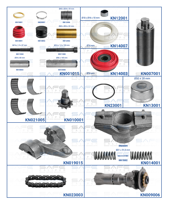 Caliper Repair Set (12.160 Man TGL)