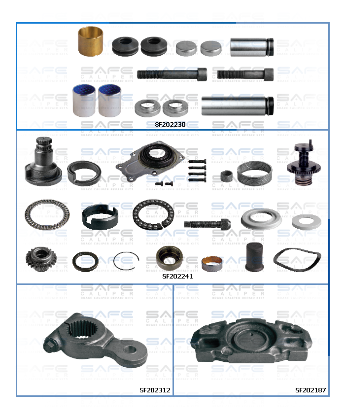 Caliper Repair Set (D3 / Short / Left)