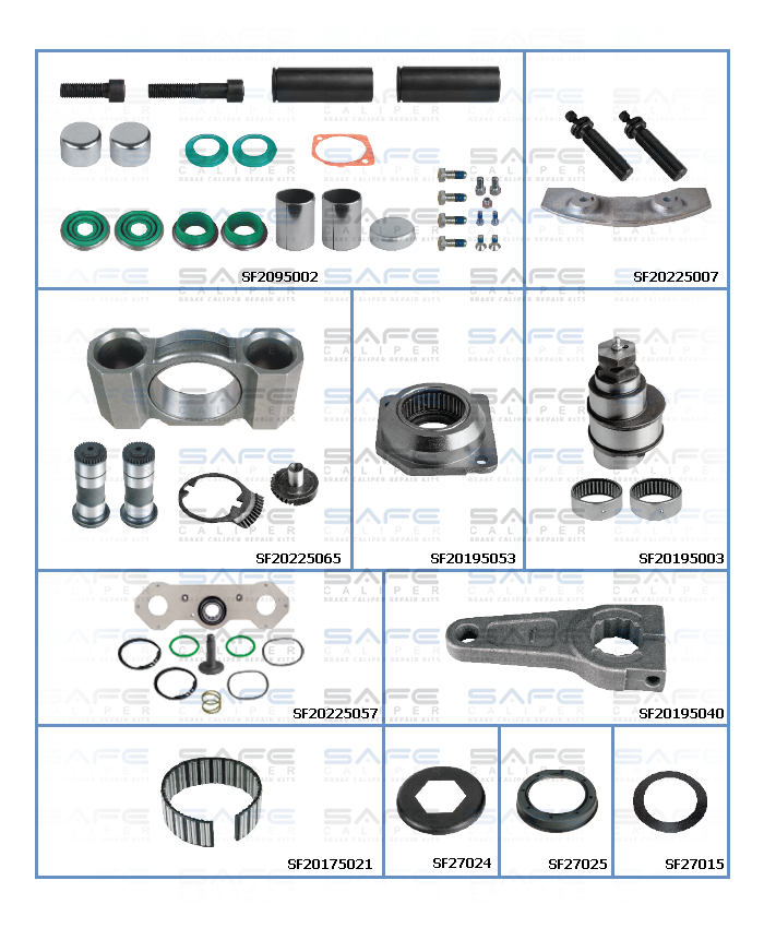 Caliper Repair Set (DX225 / Left)