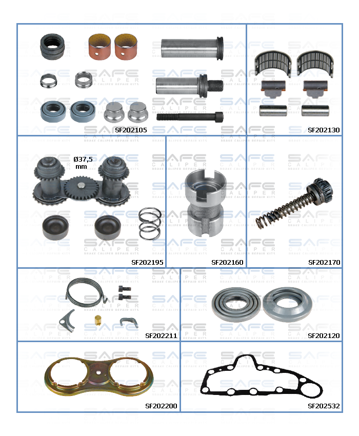Caliper Repair Set (Man 463-464 / Old Model / Left)