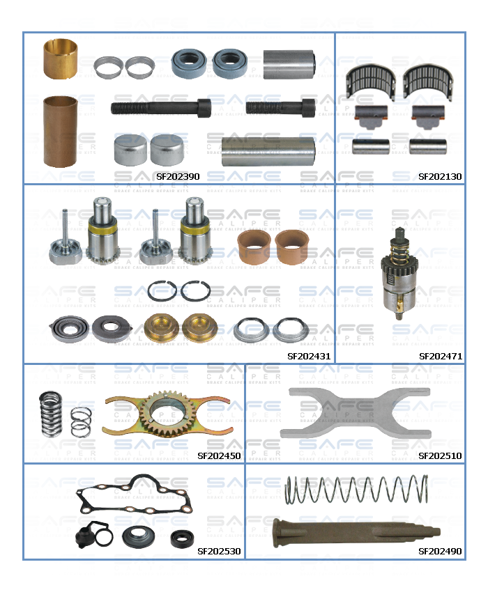 Caliper Repair Set (Volvo / Left)