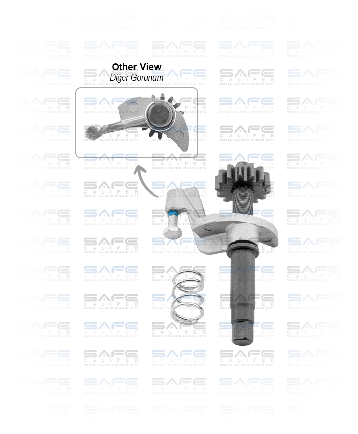 Caliper Adjuster Gear (Right)