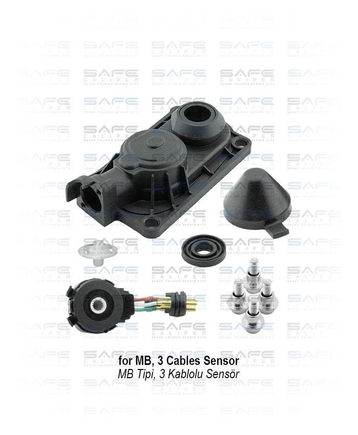 Caliper Plastic Sensor Cover Kit (3 Cables Sensor)