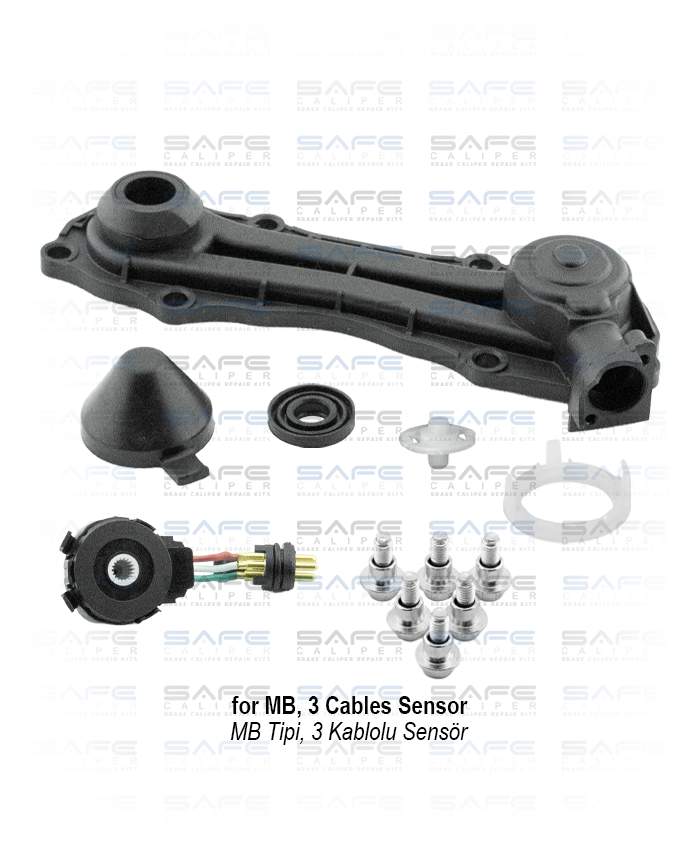 Caliper Plastic Sensor Cover Kit (3 Cables Sensor)